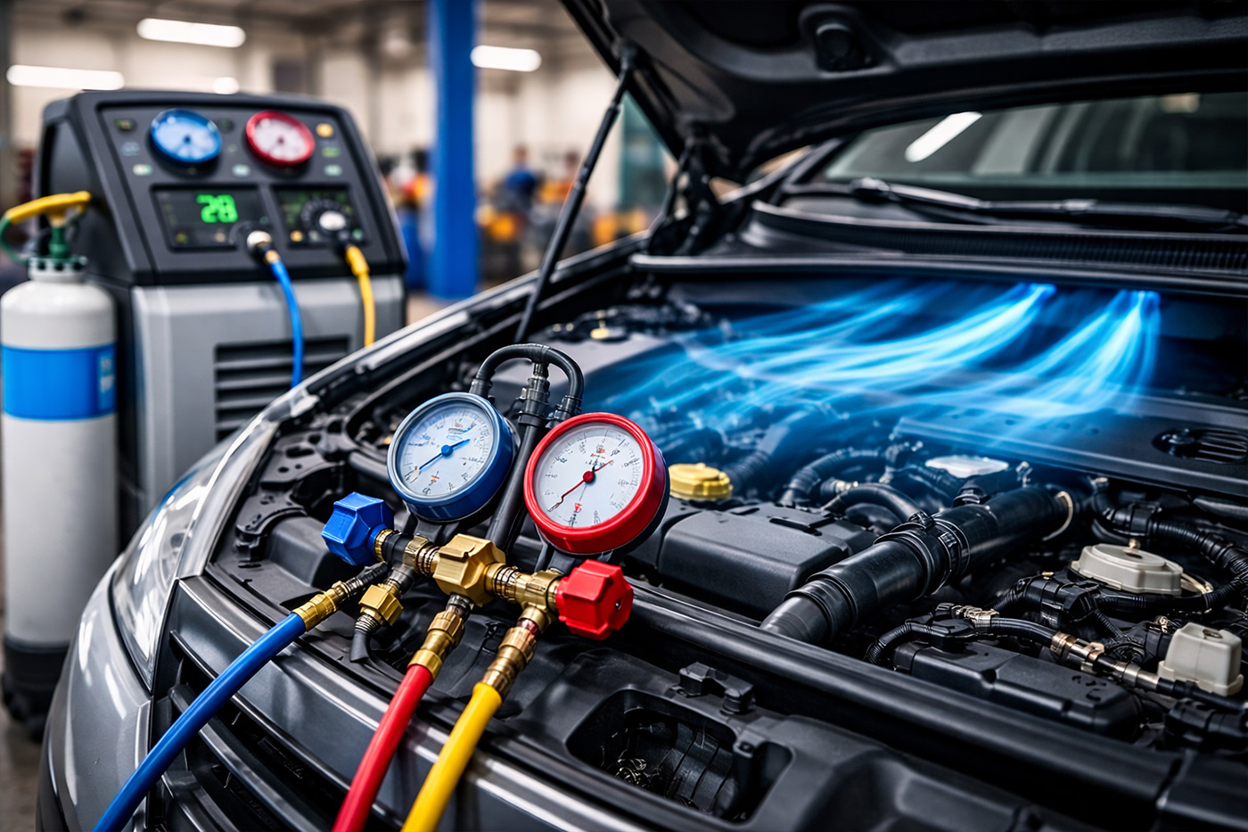 Auto air conditioning repair and A/C service in Orlando — car AC diagnostics, recharge, and maintenance