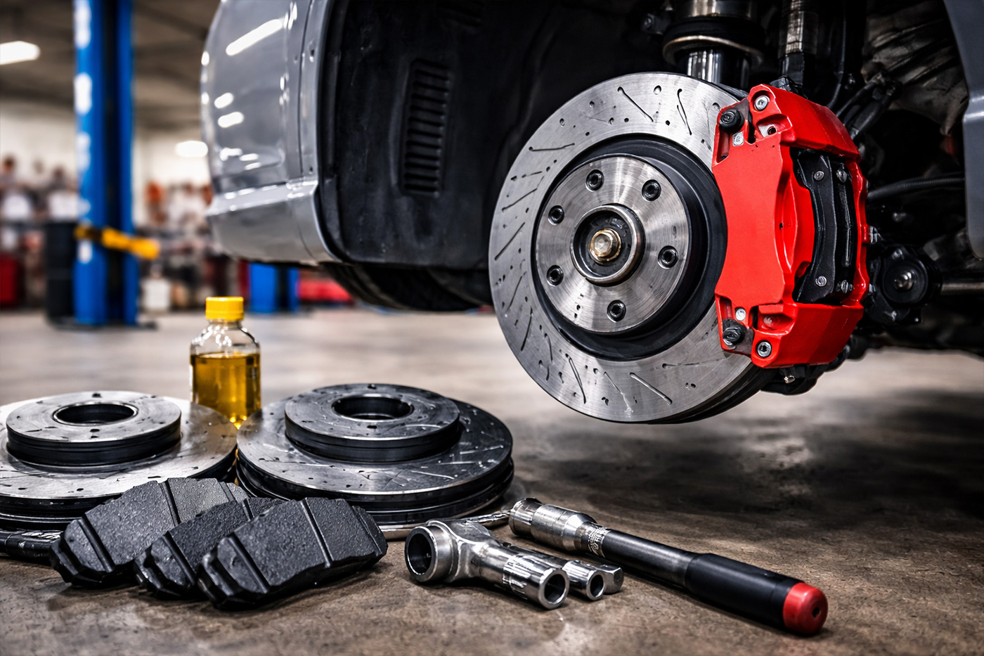 Brake repair and brake inspection in Orlando, FL — brake pads, rotors, fluid, and brake system service