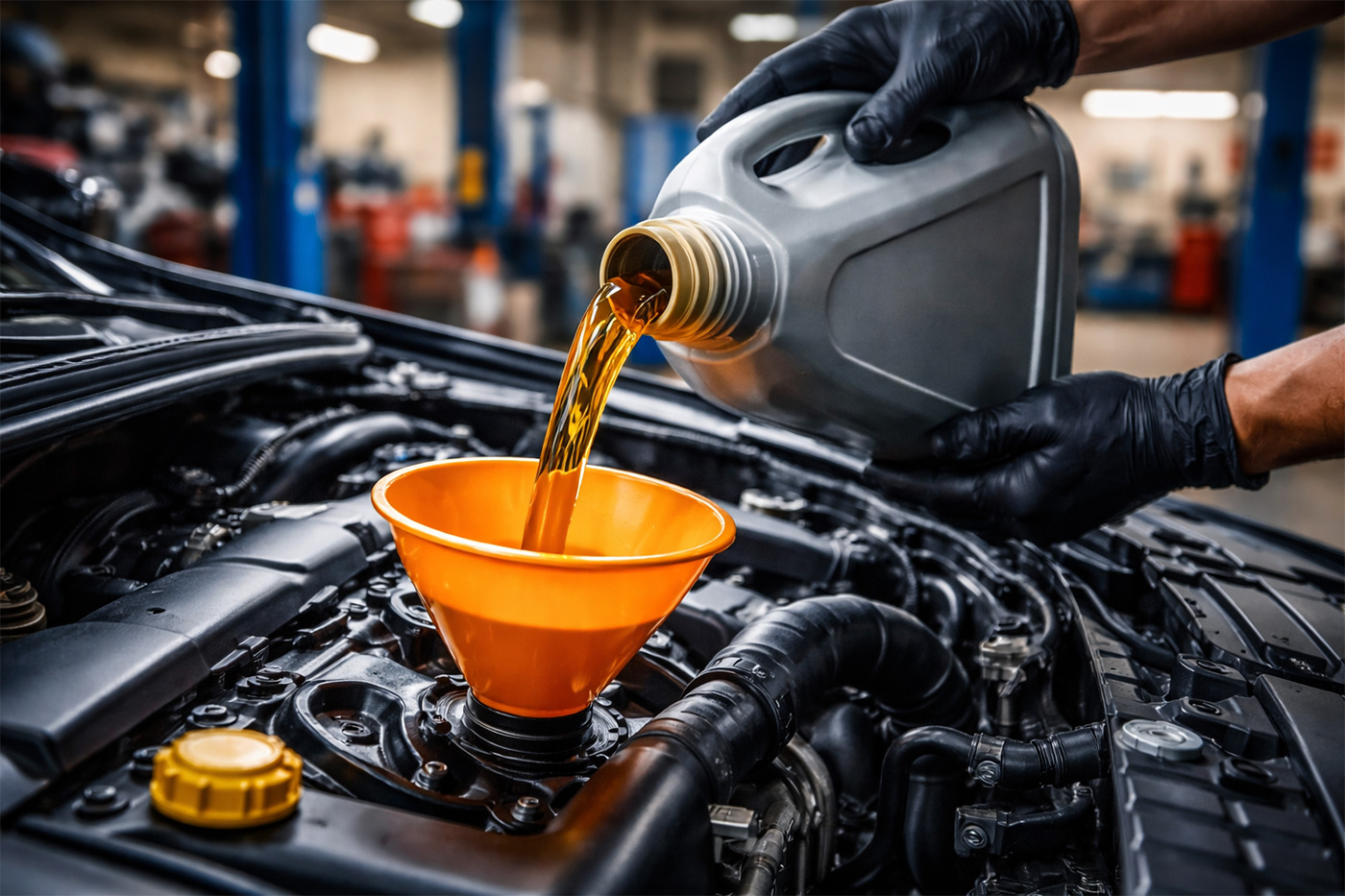 Oil change service in Orlando, FL at H&A Auto Service — synthetic and conventional oil changes and filter replacement